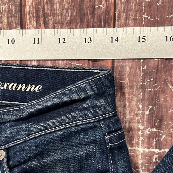 7 For All Mankind Women Roxanne Blue Ankle Skinny Jeans Stretch Denim 25 (27X32) - Picture 12 of 16